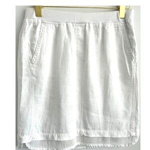 Sandwich Pure Linen White Skirt Sz 38 EU